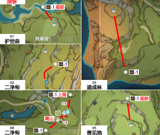 原神4.6遗迹龙兽在全地图位置